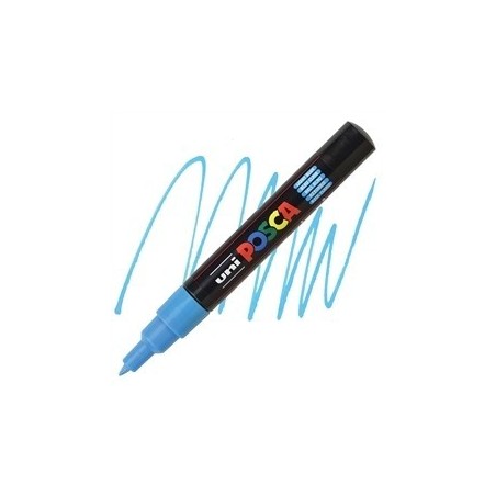 POSCA - PC1M Extra-Fine - Light Blue - Acrylic Maker