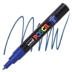 POSCA - PC1M Extra-Fine - Bleu Foncé (Blue) - Marqueur Acrylique