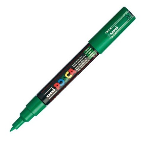 POSCA - PC1M Extra-Fine - Vert Foncé (Green) - Marqueur Acrylique