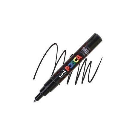 POSCA - PC1M Extra-Fine - Black - Acrylic Maker