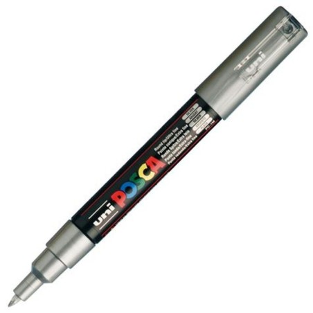 POSCA - PC1M Extra-Fine - Argent (Metallic Silver) - Marqueur Acrylique