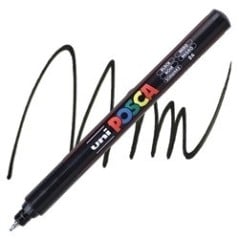 POSCA - PC1MR Extra-Fine - Noir (Black) - Marqueur Acrylique