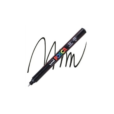 POSCA - PC1MR Extra-Fine - Noir (Black) - Marqueur Acrylique