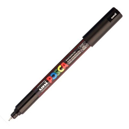 POSCA - PC1MR Extra-Fine - Noir (Black) - Marqueur Acrylique