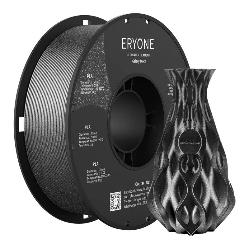 Eryone - PLA Galaxy - Noir (Black) - 1.75mm - 1 Kg