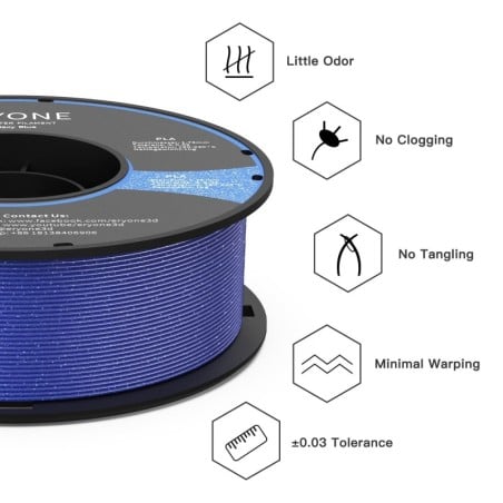 Eryone - PLA Galaxy - Bleu (Blue) - 1.75mm - 1 Kg