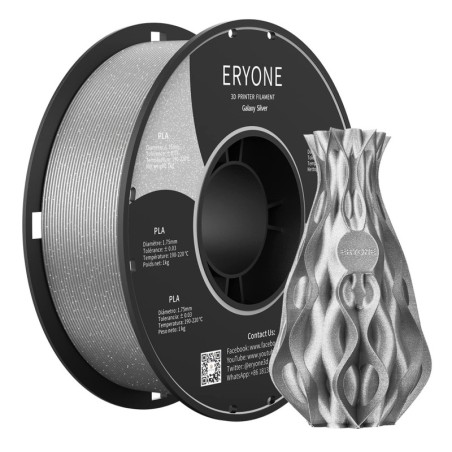 Eryone - PLA Galaxy - Argent (Silver) - 1.75mm - 1 Kg