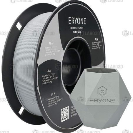 Eryone - PLA Matte - Gris (Gray) - 1.75mm - 1 Kg