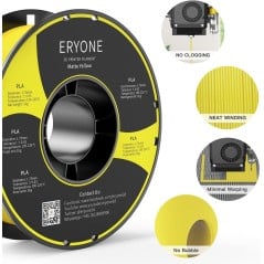 Eryone - PLA Matte - Jaune (Yellow) - 1.75mm - 1 Kg