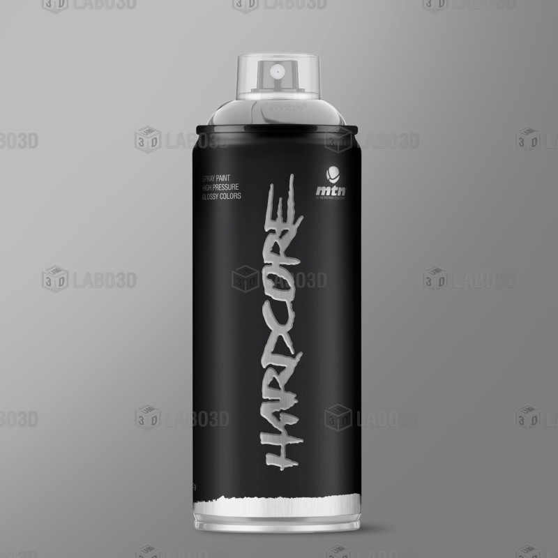 MTN Hardcore - Argent Chrome (Silver Chrome) - 400ML MTN Hardcore - Argent Chrome (Silver Chrome) - 400ML