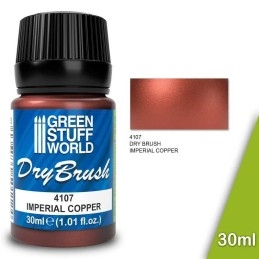 Green Stuff Word - Brossage à Sec Métallique - Impérial Copper - 4107