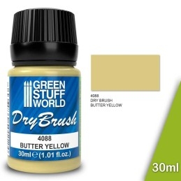 Green Stuff Word - Brossage à Sec - Butter Yellow - 4088