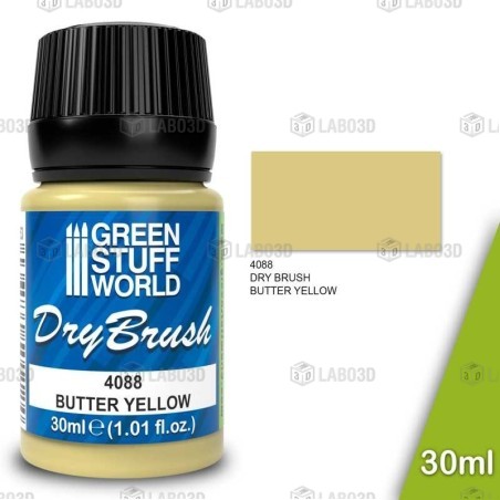 Green Stuff Word - Brossage à Sec - Butter Yellow - 4088