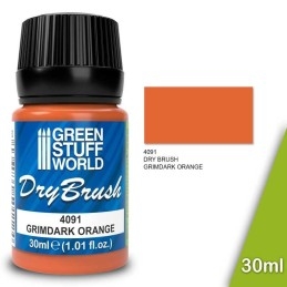Green Stuff Word - Brossage à Sec - Grimdark Orange - 4091