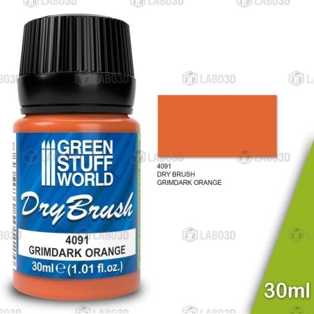 Green Stuff Word - Brossage à Sec - Grimdark Orange - 4091