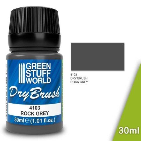 Green Stuff World - Dry Brush - Rock Grey - 4103