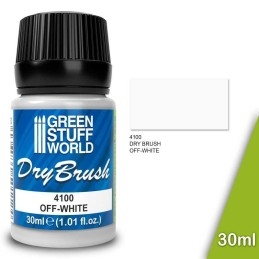 Green Stuff Word - Brossage à Sec - Off-White - 4100