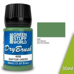 Green Stuff Word - Brossage à Sec - Raptor Green - 4098