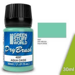Green Stuff Word - Brossage à Sec - Aqua Oxide - 4097