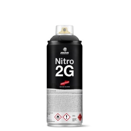 MTN Nitro 2G - Noir Silver Killer (Black Silver Killer) - 400ML