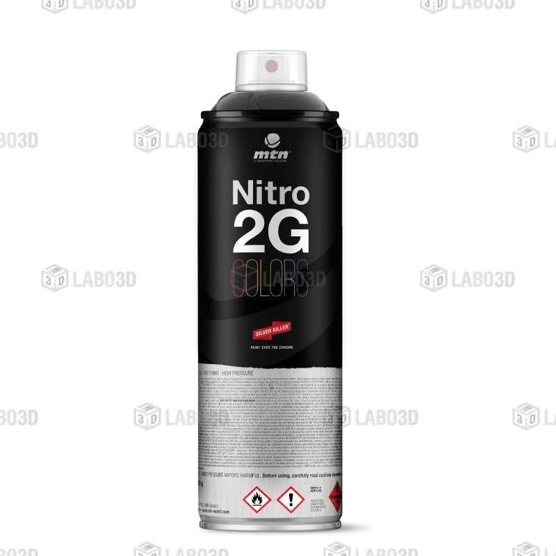 MTN Nitro 2G Colors - Noir (Black) - RV-9011 - 500ML MTN Nitro 2G Colors - Noir (Black) - RV-9011 - 500ML