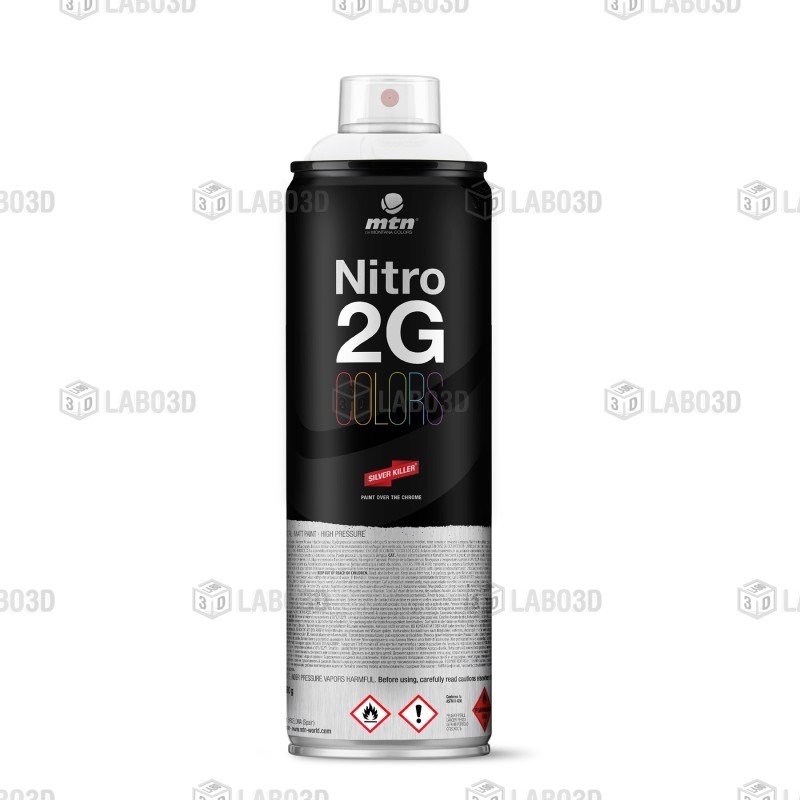 MTN Nitro 2G Colors - Blanc (White) - RV-9010 - 500ML MTN Nitro 2G Colors - Blanc (White) - RV-9010 - 500ML