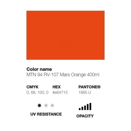 MTN 94 - Orange Mars (Mars Orange) - RV-107 - 400ML