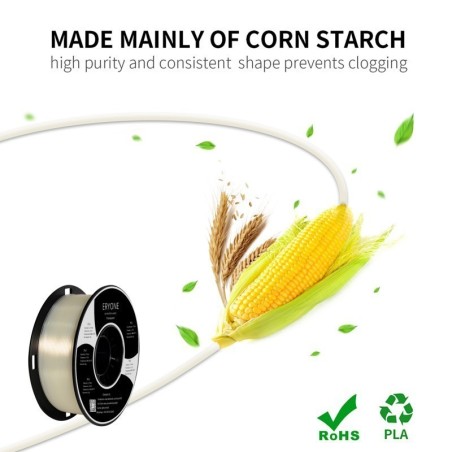 Eryone - PLA Standard - Transparent (Translucent) - 1.75mm - 1 Kg