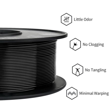 Eryone - PLA Standard - Carbon Black - 1.75mm - 1 Kg