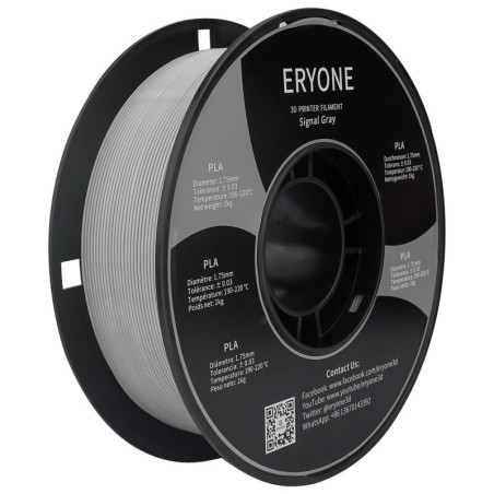 Eryone - PLA Standard - Gris Signal (Signal Gray) - 1.75mm - 1 Kg