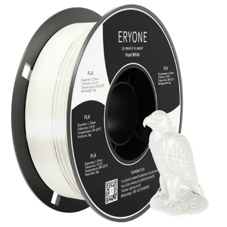 Eryone - PLA Standard - Blanc Perlé (Pearl White) - 1.75mm - 1 Kg