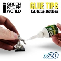 Green Stuff World - 20x Pointes de Précision pour Colle Cyanoacrylate - 9007