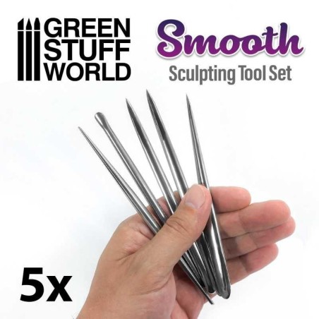 Green Stuff Word - 5x Smooth Sculpting Set - 3127