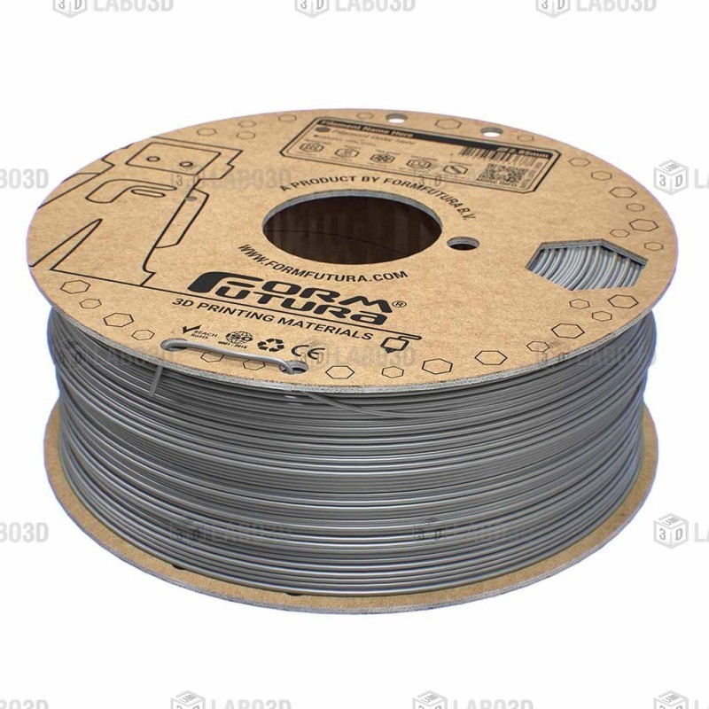 FormFutura - EasyFil ePETG - Gris Aluminium (Aluminium Grey) - 1.75 mm - 1Kg FormFutura - EasyFil ePETG - Gris Aluminium (Aluminium Grey) - 1.75 mm - 1Kg
