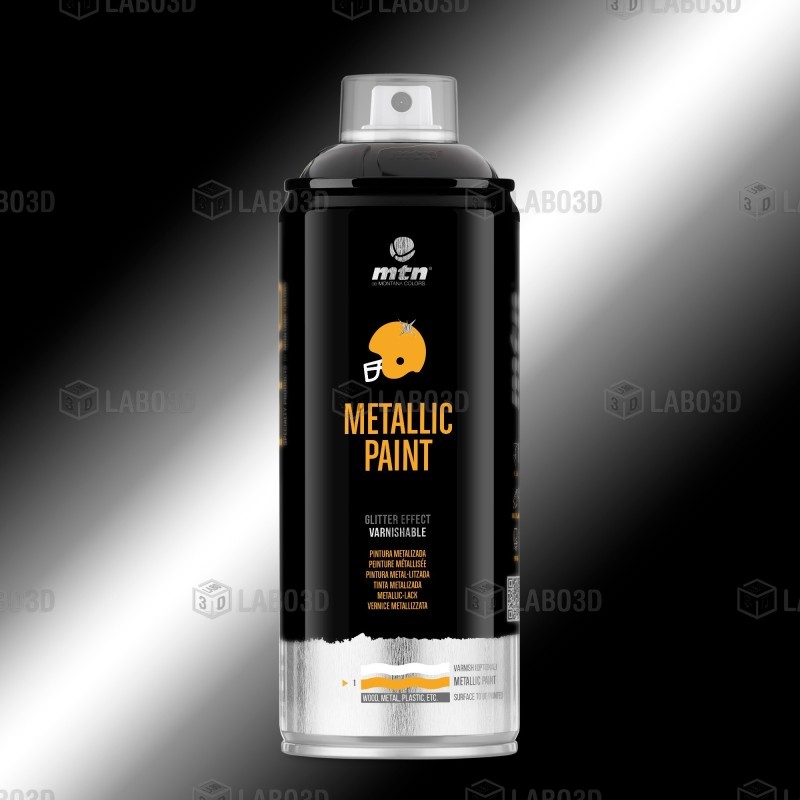 MTN Pro Metallic Paint - Mettalic Black - R-9011 - 400ML MTN Pro Metallic Paint - Mettalic Black - R-9011 - 400ML