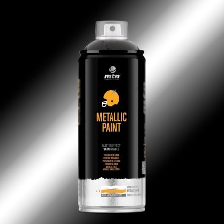 MTN Pro Metallic Paint - Noir métallisé (Mettalic Black) - R-9011 - 400ML