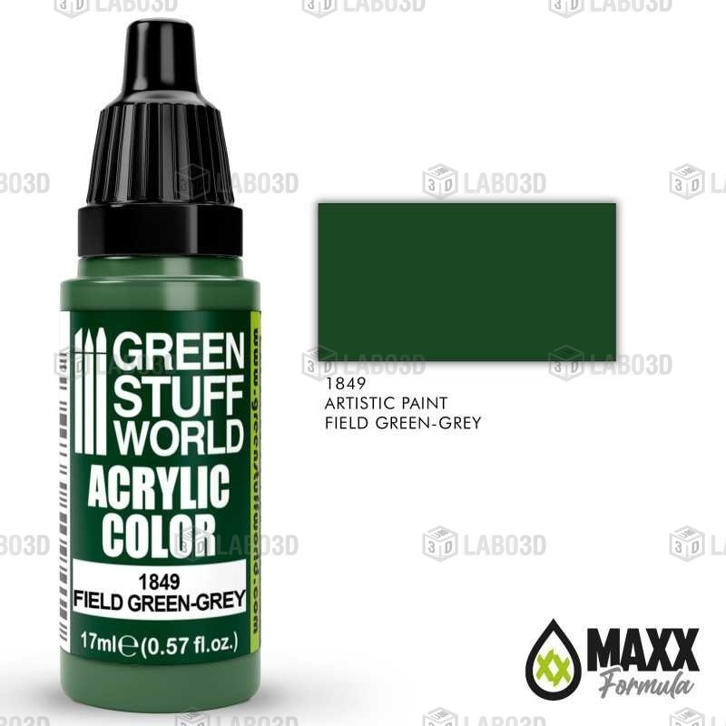 Green Stuff Word - Acrylic Color - Field Green Grey - 1849 Green Stuff Word - Acrylic Color - Field Green Grey - 1849