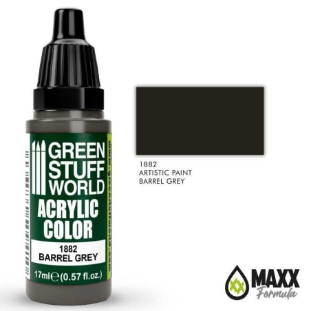 Green Stuff World - Acrylic Color - Barrel Grey - 1882