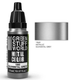 Green Stuff Word - Peinture métallisée - GunMetal Grey - 1860