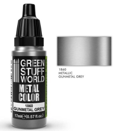 Green Stuff Word - Metallic Paint - GunMetal Grey - 1860