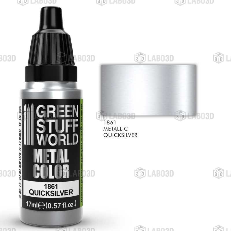 Green Stuff Word - Peinture métallisée - QuickSilver - 1861 Green Stuff Word - Peinture métallisée - QuickSilver - 1861