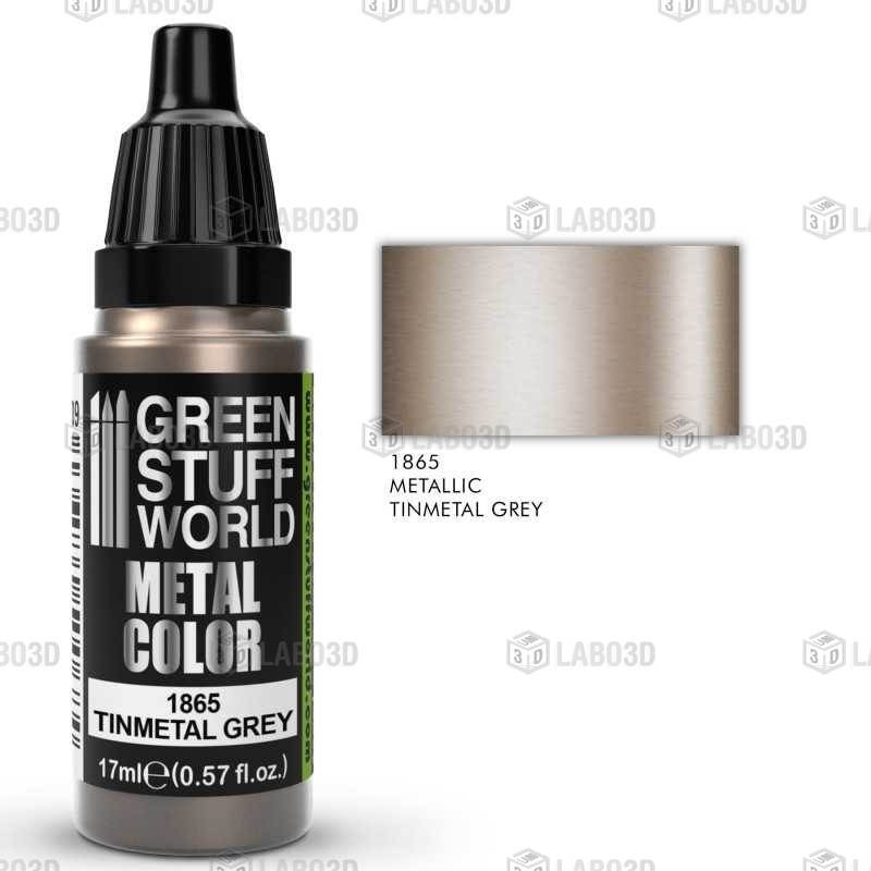 Green Stuff Word - Peinture métallisée - Tinmetal Grey - 1865 Green Stuff Word - Peinture métallisée - Tinmetal Grey - 1865