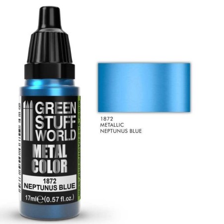 Green Stuff World - Metallic Paint - Neptunus Blue - 1872