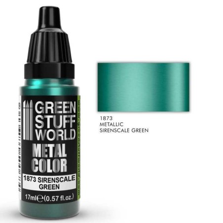 Green Stuff Word - Metallic Paint - Sirenscale Green - 1873