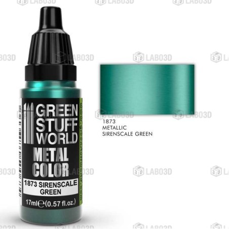 Green Stuff Word - Peinture métallisée - Sirenscale Green - 1873