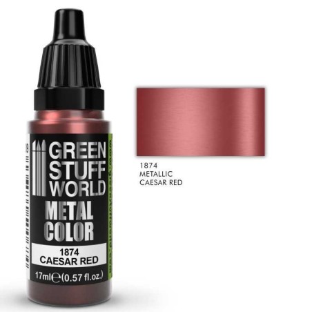 Green Stuff Word - Metallic Paint - Caesar Red - 1874