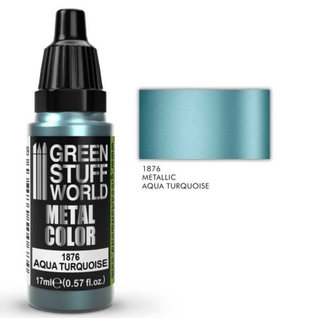 Green Stuff Word - Metallic Paint - Aqua Turquoise - 1876