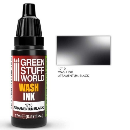 Green Stuff Word - Wash Ink - Antramentum Black - 1710