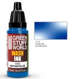 Green Stuff Word - Encre Wash - Aether Blue - 1712