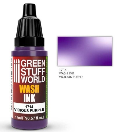 Green Stuff Word - Wash Ink - Vicious Purple - 1714